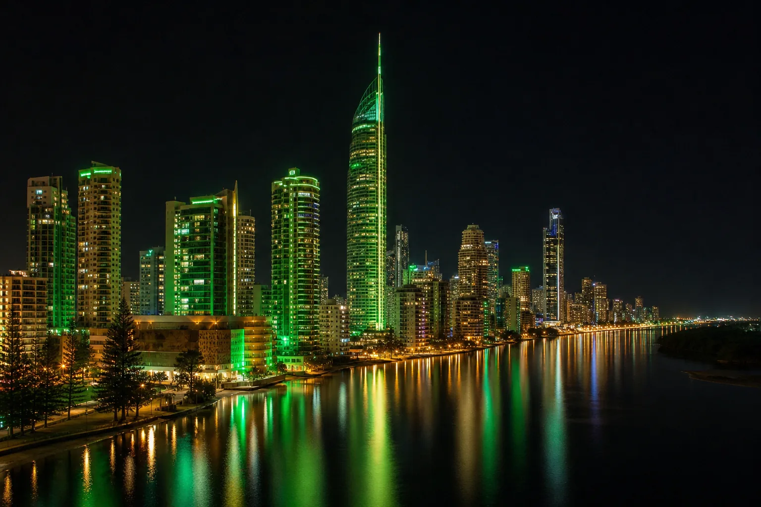 Editorial city guide graphic for Vegastars Casino readers in Gold Coast, QLD