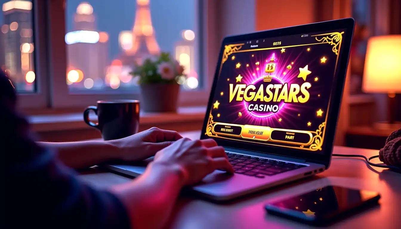 Vegastars Casino Australia on laptop and mobile
